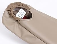 Vista 6 de 2000 Ford F-250 Lariat 7.3 Power Stroke Driver Side reposabrazos carcasa piel de repuesto, Bronceado