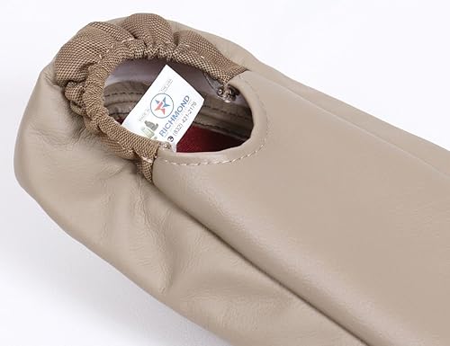 Miniatura 6 de 2000 Ford F-250 Lariat 7.3 Power Stroke Driver Side reposabrazos carcasa piel de repuesto, Bronceado