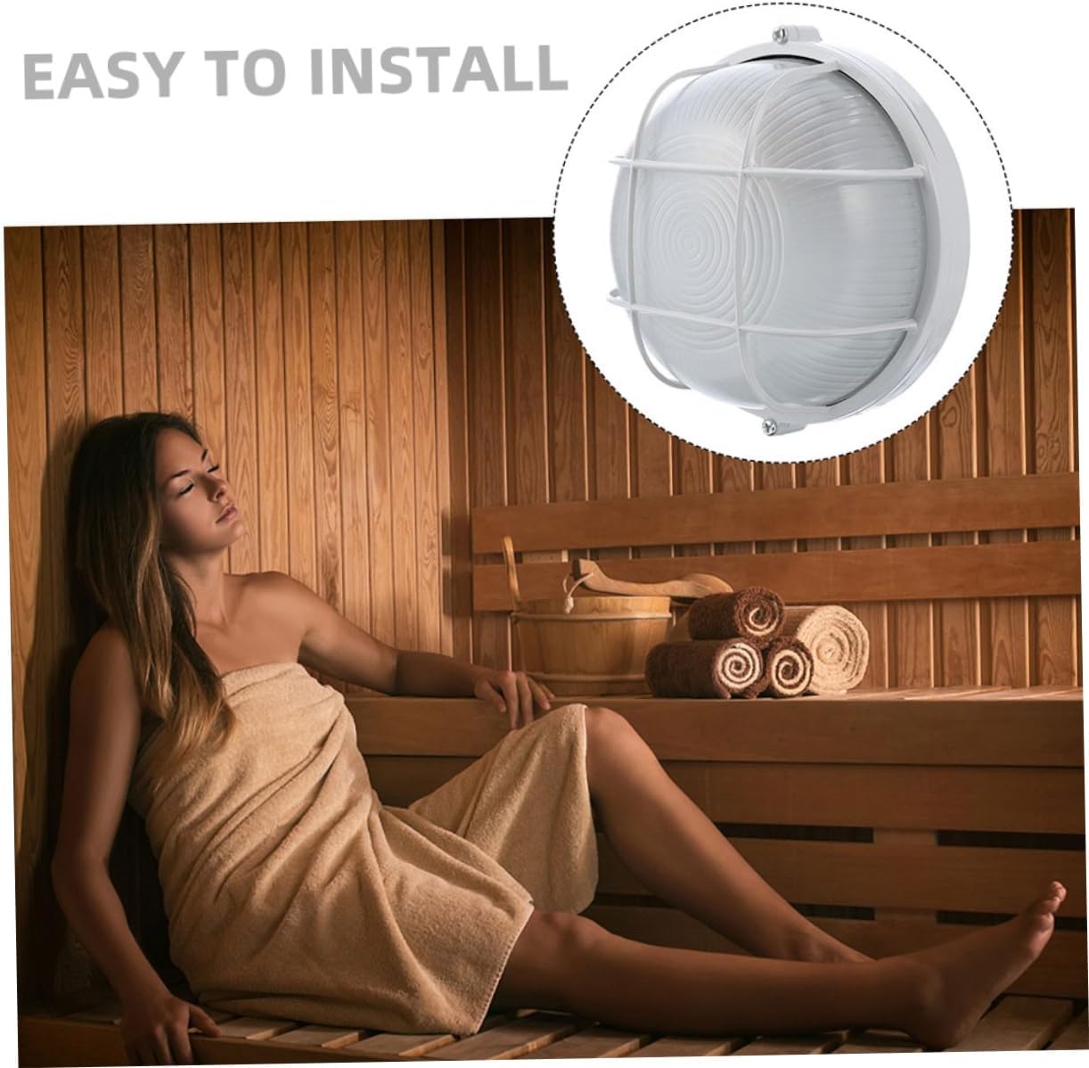 2Pcs Professional Sauna Lamp for High Temperature Steam Rooms Easy to Install Wall Lighting for Saunas and Bathrooms Durable and Sturdy Design