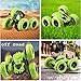Eholder RC Toy Remote Control Car for Boys 6 7 8 9 10 11 12 Year Old Birthday Gifts 2.4Ghz 4WD 360 Rotating Off Road Vehicles Double Sided USB Rechargeable Green RC Stunt Car for Kids