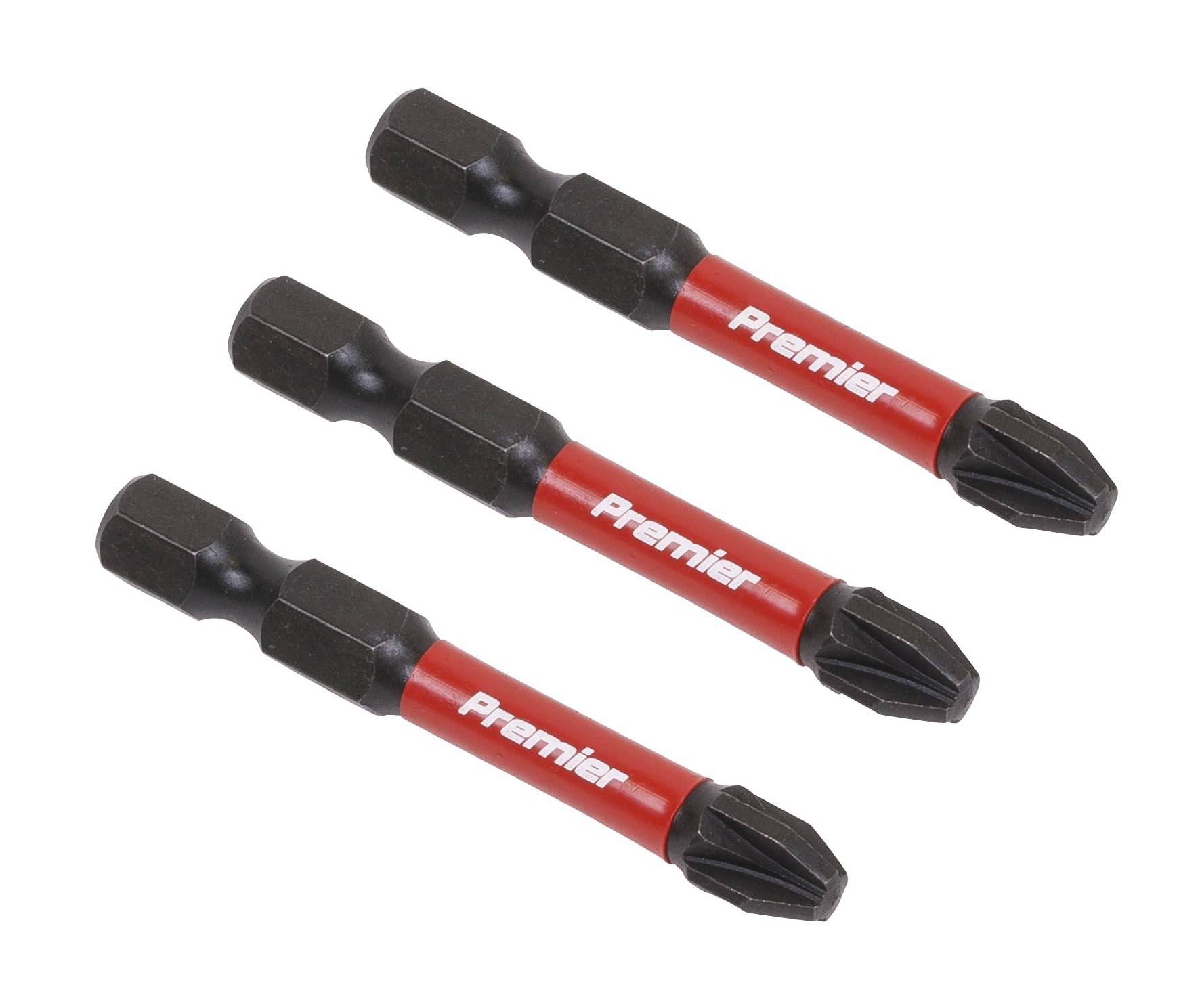 Sealey 3pc 50mm Pozi #3 Impact Power Tool Bit Set - AK8234