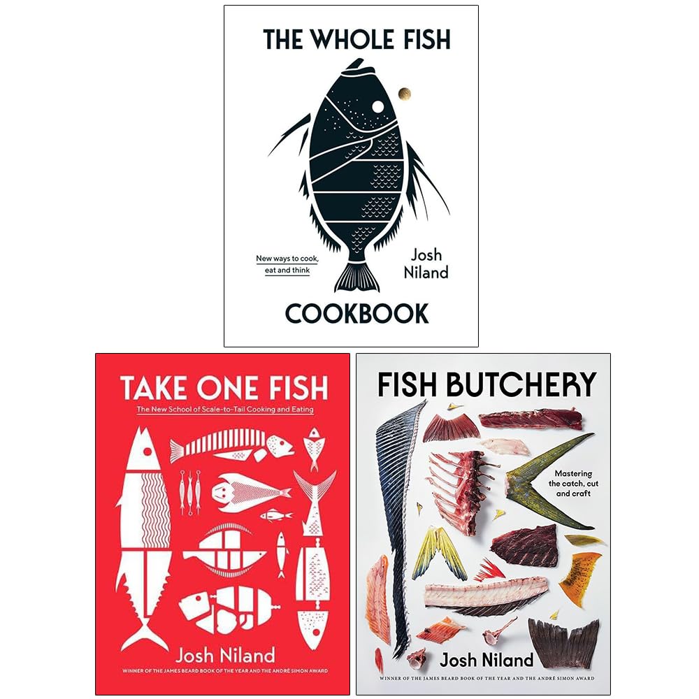 Josh Niland Collection 3 Books Set (The Whole Fish Cookbook, Take One Fish & Fish Butchery)