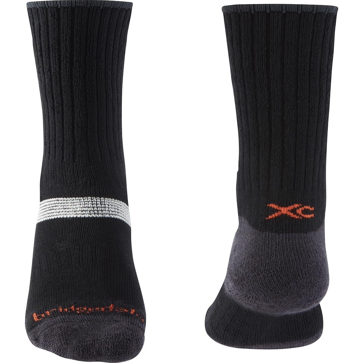 Bridgedale Narciarskie biegowe skarpety Merino Endurance - męskie czarne, S, Czarny, Small