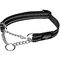 Rogz Utility Riflettente Snake Obedience Half-Check Collare, Medium 12/18