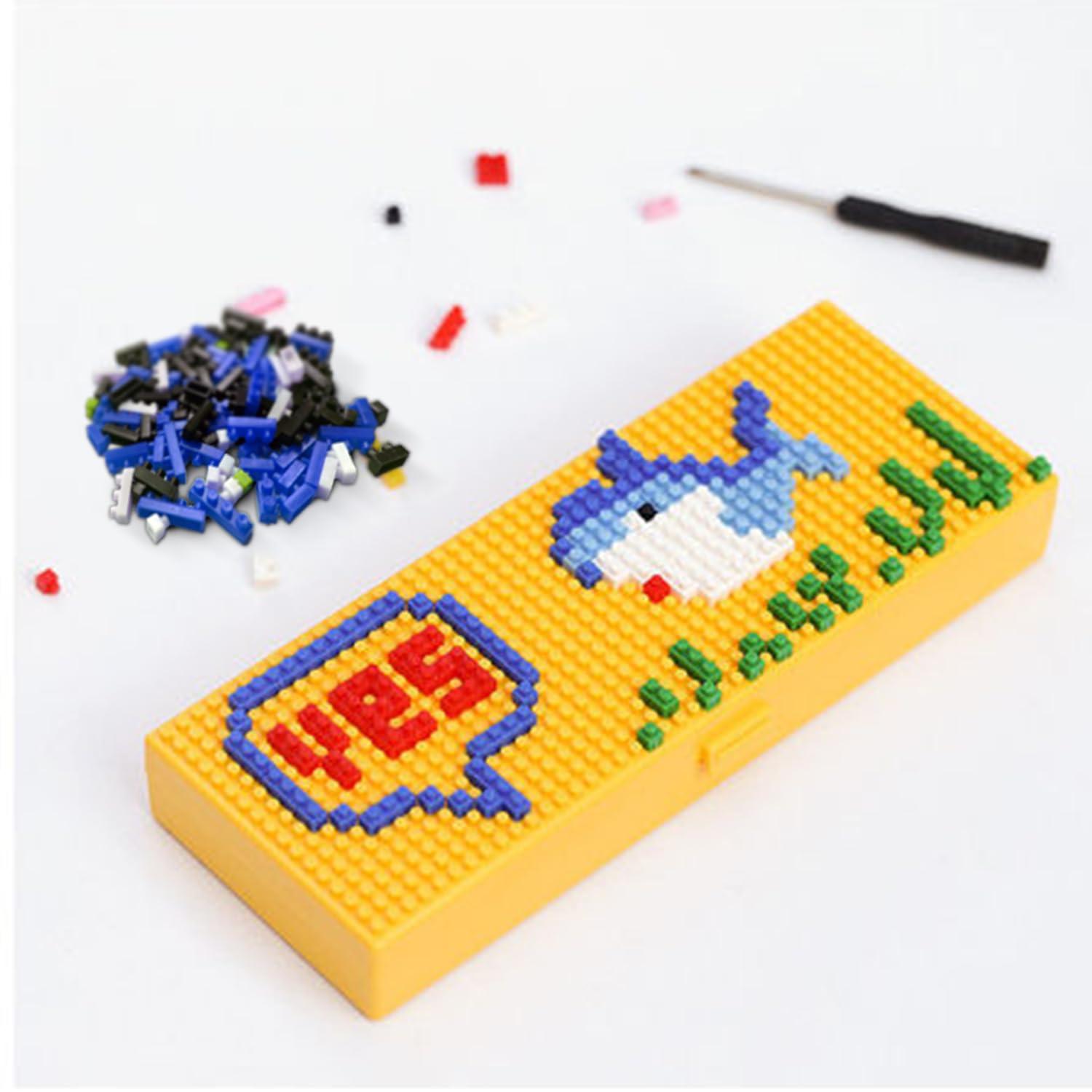 Party Propz Polyester Cute Pencil Box For Kids - Yellow Play Pencil Box For Kids Building Blocks Pencil Box Pencil Box For Girls For School Diy Pencil Cases For Kids School Stationery Box For Boys (B0CRRWCRTV) Amazon Price History, Amazon Price Tracker