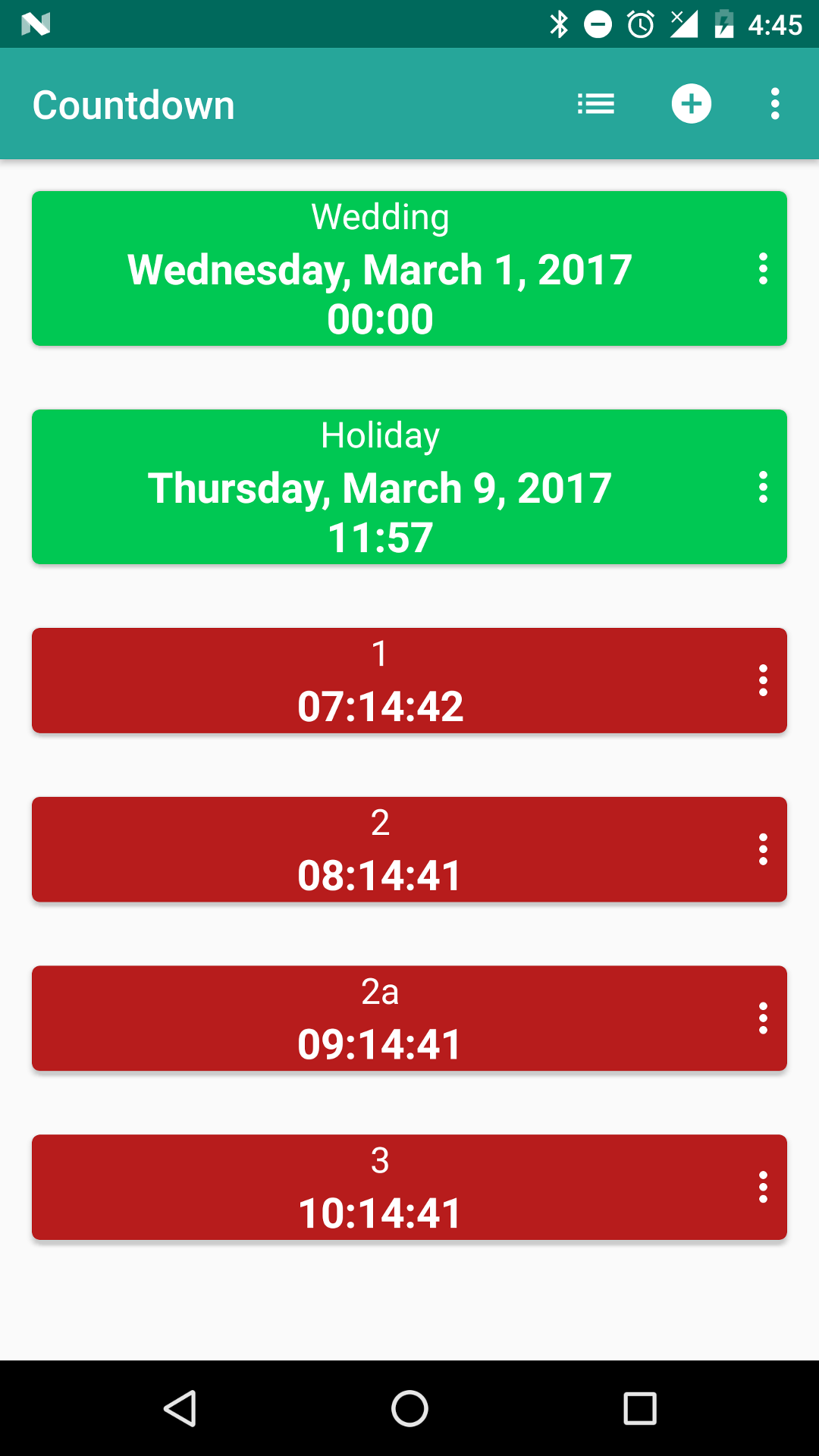 Countdown Timers & Alarm Clock - App on Amazon Appstore