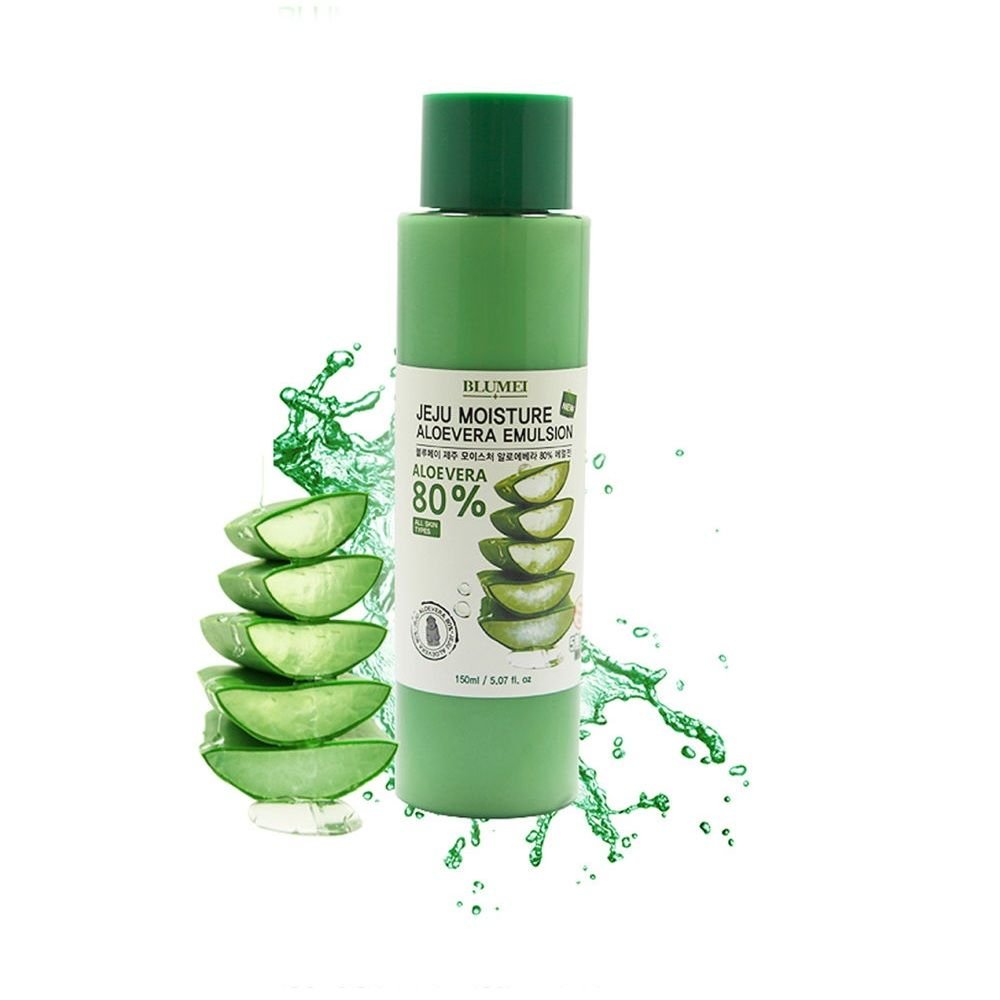 Buy Blumei Jeju Moisture Aloe Vera 80% Emulsion 150ml Korean Cosmetics ...