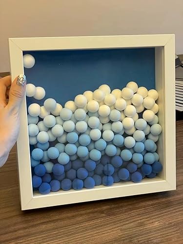 Miniatura 3 de TFARC FOAM Paquete de 16 bolas de espuma de 2 pulgadas, bolas de poliestireno para manualidades, suministros escolares y decoraciones (blanco)