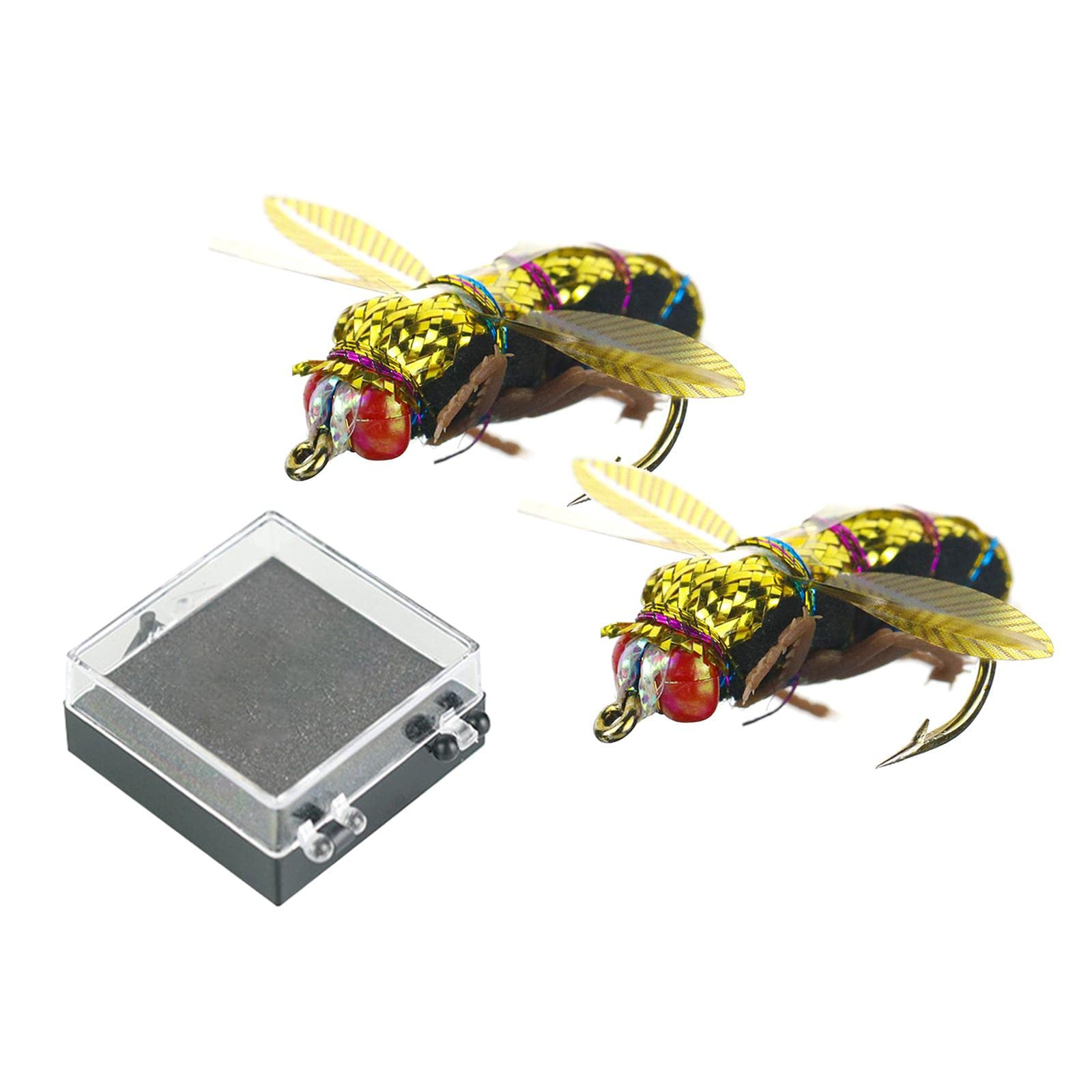 Enakshi® 2X Simulation Fishing Insect Lure Splashing Flies/Mosquito/Bee Baits 25mm|Sporting Goods | Fishing | Baits, Lures & Flies | Crankbaits-image-34