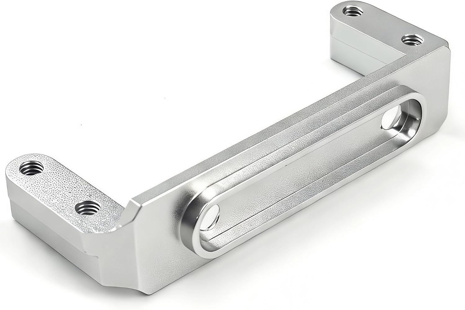 Aluminum Alloy Servo Mount Bracket for 1/10 RC Crawler Portal Axle, CNC Machined Upgrade (Silver)