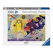 Ravensburger Puzzle 1000 pezzi Art Collection Kannsky Wassily: Giallo, Rosso, Blu – Puzzle Adulti +14 anni, 70 x 50 cm, Puzzle per Adulti Arte, Idee Regalo