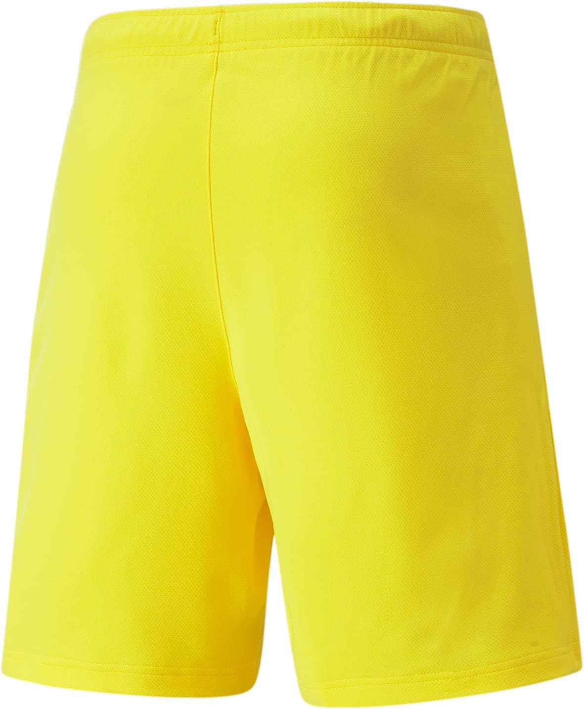 Puma - Mens Teamrise Short, Color Cyber Yellow/Puma Black, Size: X-Large - Image 2