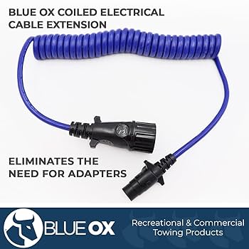 Amazon.com: Blue Ox BX88254 7-Wire to 4-Wire Coiled