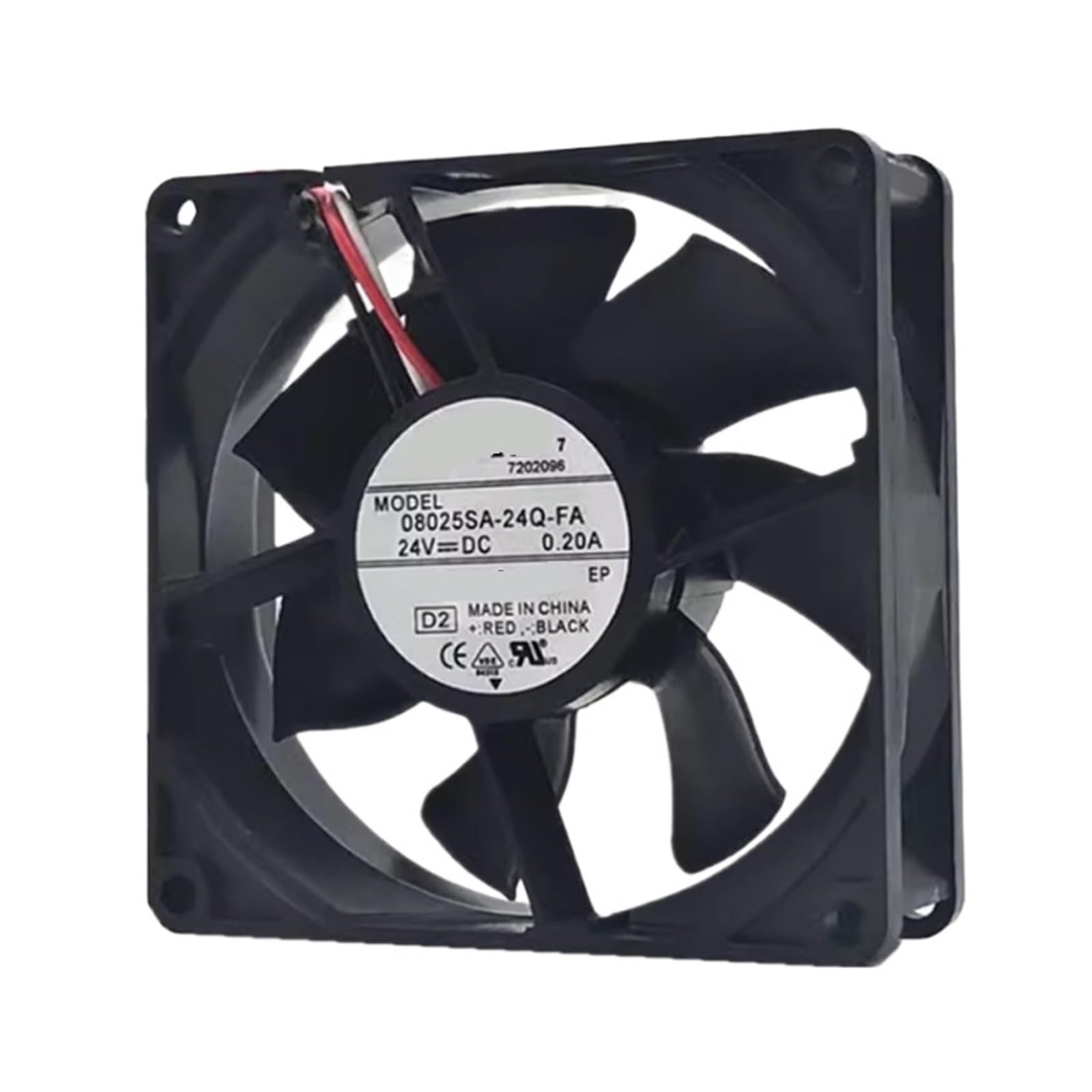 YMUGUEGH 08025SS-24N-AL /08025SA-24Q-FA/08025SA-24R-BL 24V 8025 3-wire fan(08025SA-24Q-FA 0.20A)