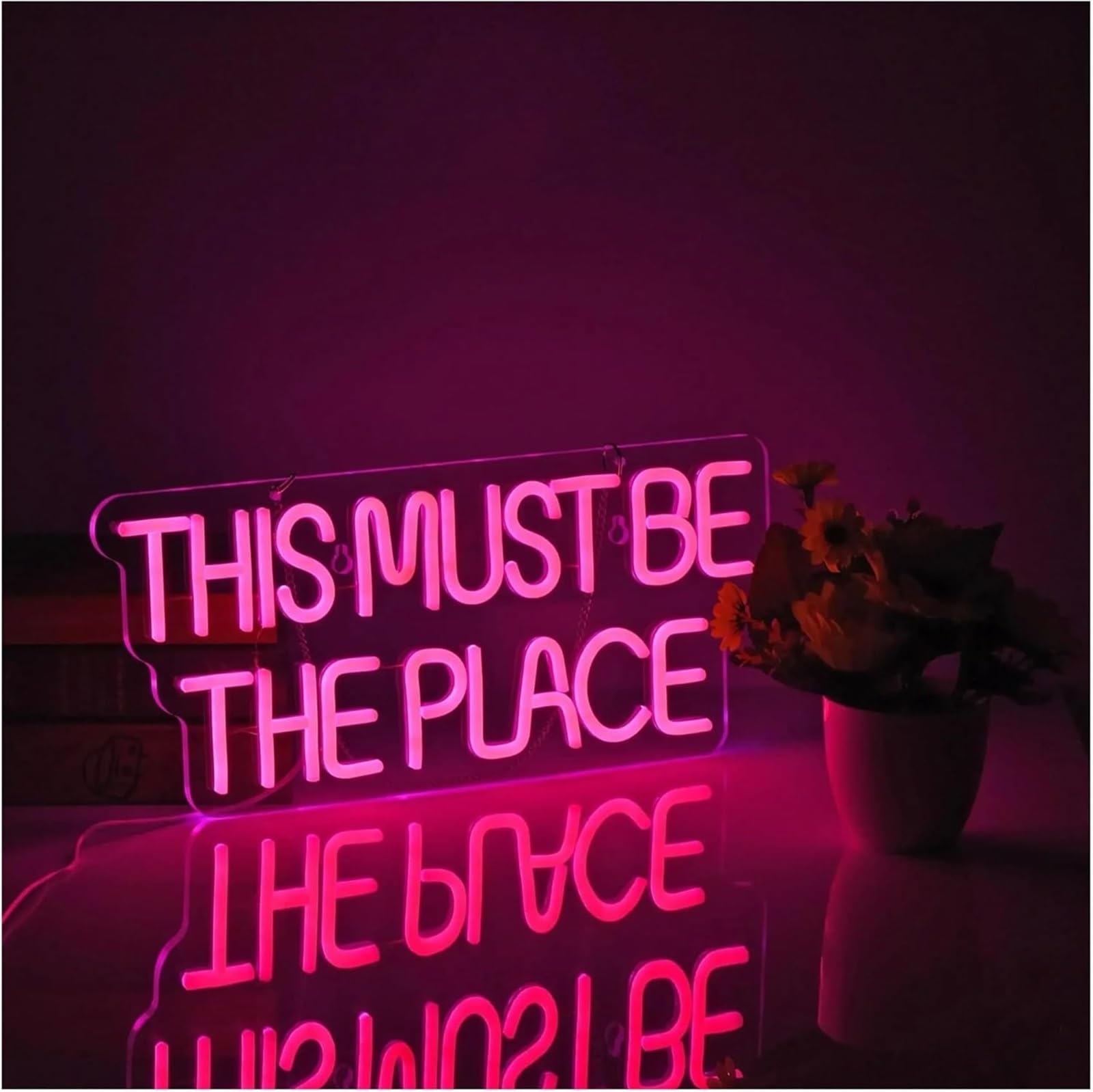 Ideas creativas para regalos con letreros de neón Para letreros de neón, ESTE DEBE SER EL LUGAR para luz regulable personalizada