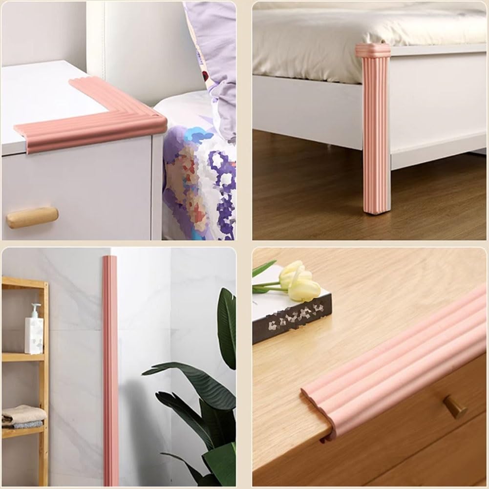 Tiras de seguridad de espuma y almohadillas acolchadas para protección de bordes, artículos esenciales de seguridad anticolisión para muebles para mesas de comedor