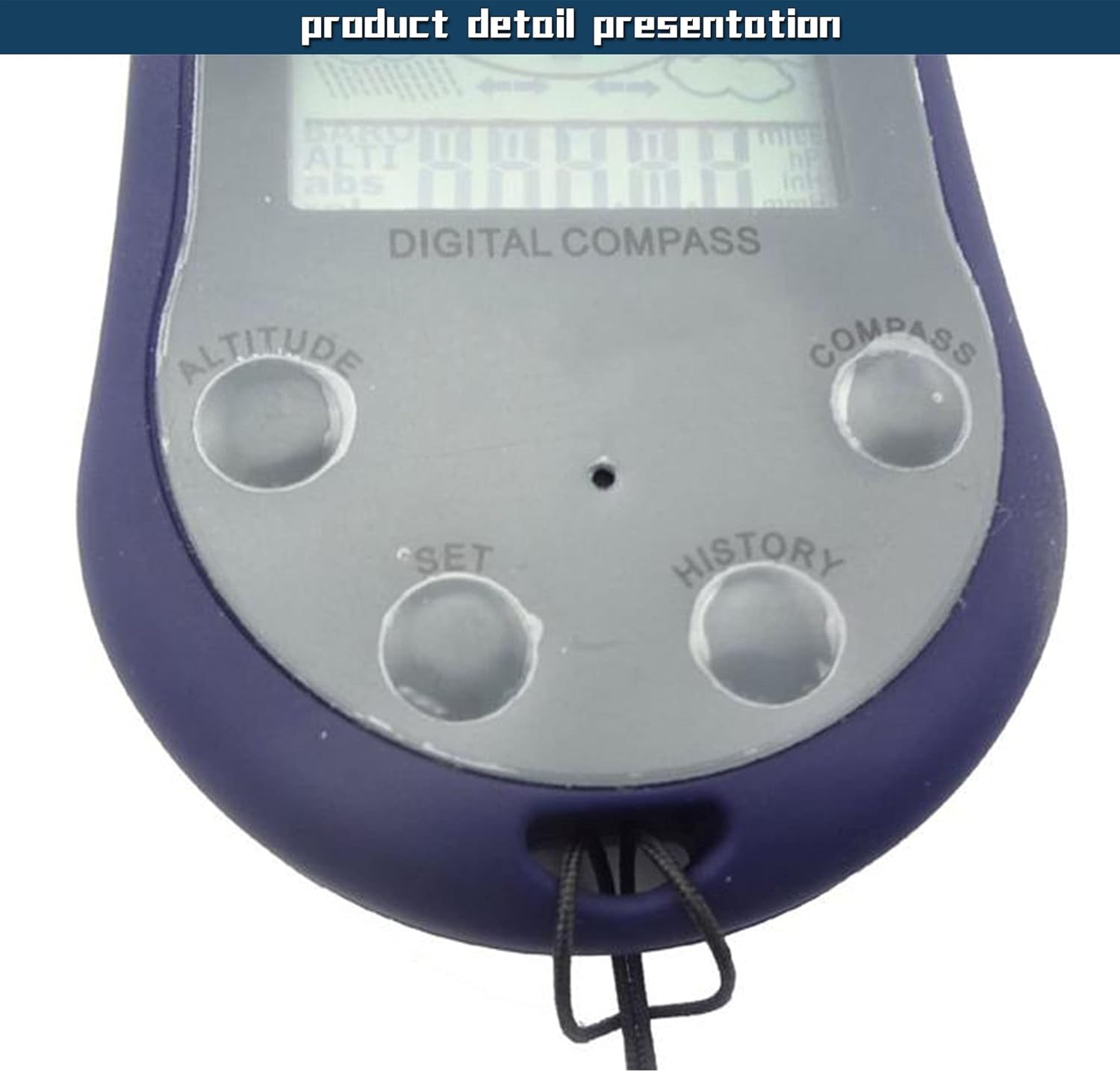 Digital Altimeter-Compass-Barometer-Altitude-Thermometer-with Waterproof IPX4, LED Backlight Display, Suitable for Field and Hiking Adventures. : Sports & Outdoors