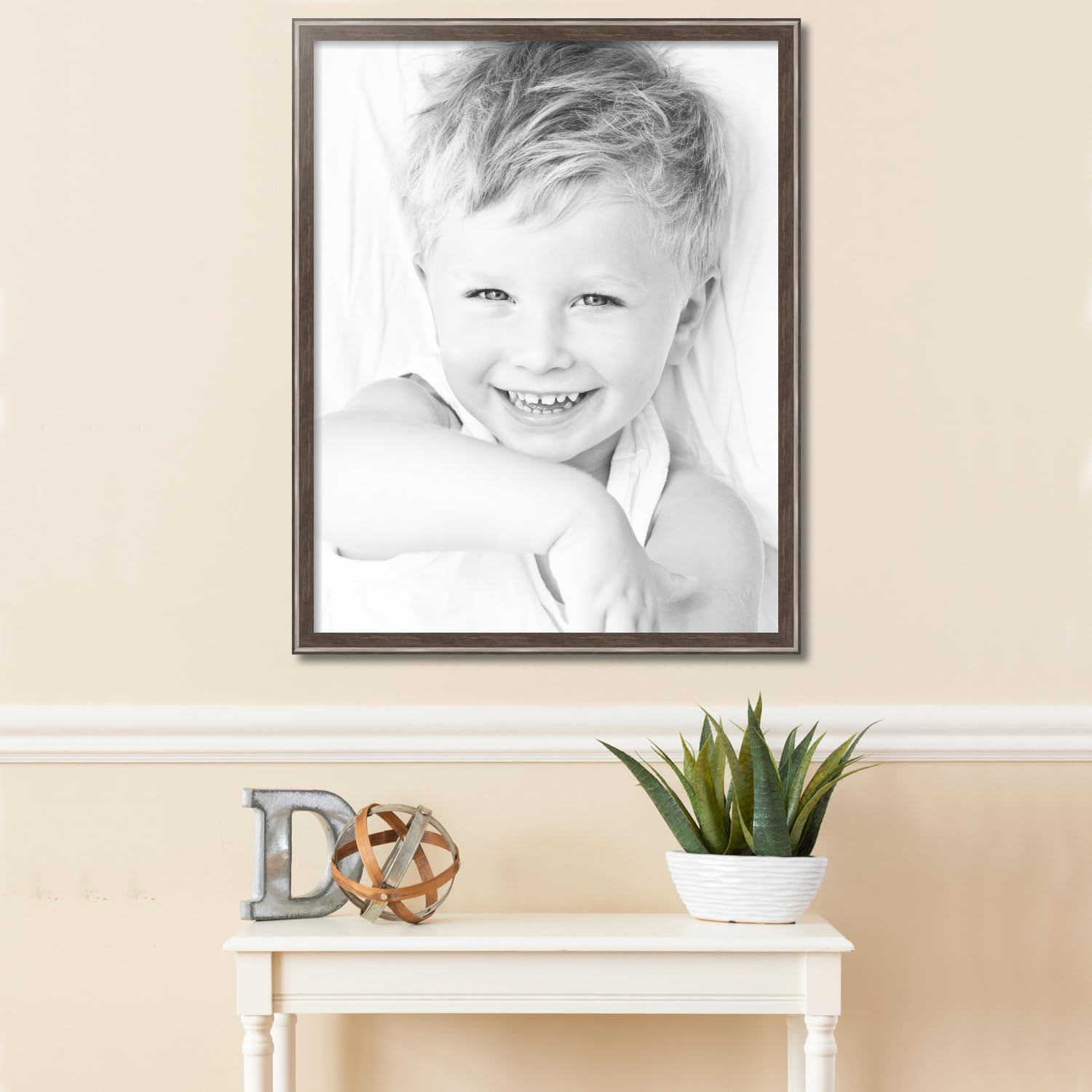 Amazon.co.jp: ArtToFrames 26x33インチ グレー写真フレーム