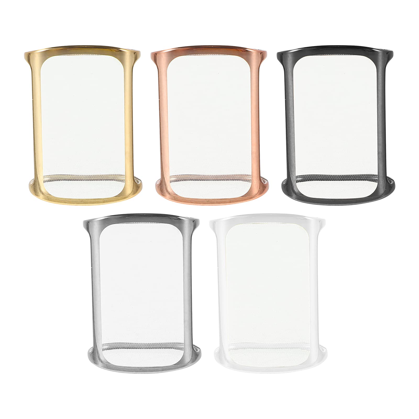 Hemobllo Charge 5 Screen Protector 5pcs Watch Screen Protector TPU Watch Bumper Compatible with Fitbit Charge 5 Kore Essentials Belt