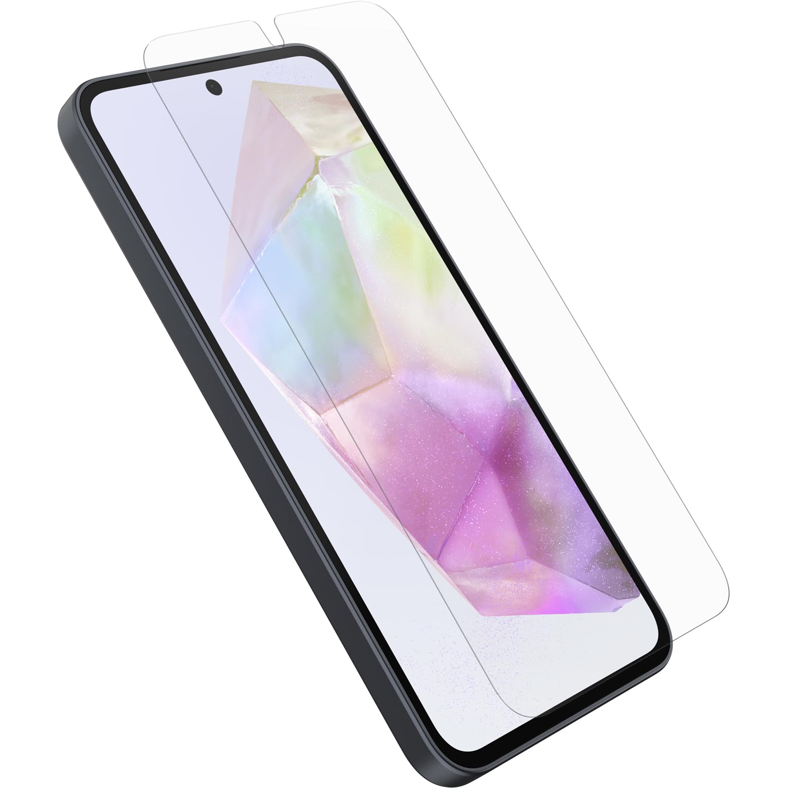 OtterBox Glass Screen Protector for Samsung Galaxy A35 5G, Tempered Glass, Scratch Protection, Drop Defense for Shatter Protection - Non-Retail Packaging