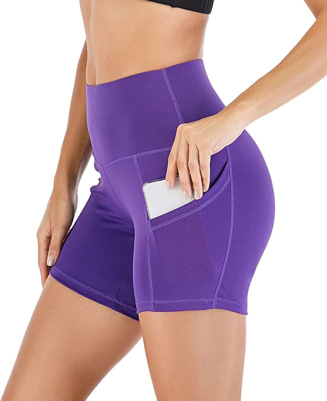 purple shorts womens
