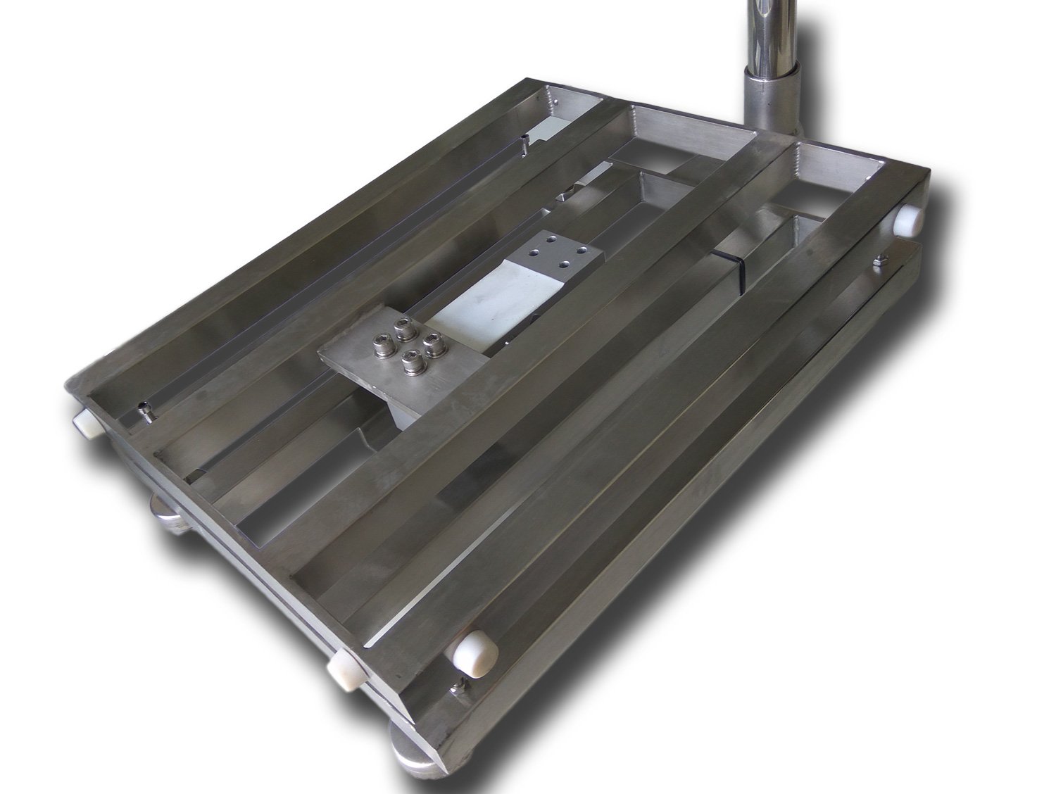 G&G TC-KSB Wasserdichte Plattformwaage, 150kg/0,05kg, 40 * 50 cm Edelstahlplattform, Akku + Netzteil, Industriewaage, Fischwaage, Plattformwaage, Fleischwaage, Paketwaage