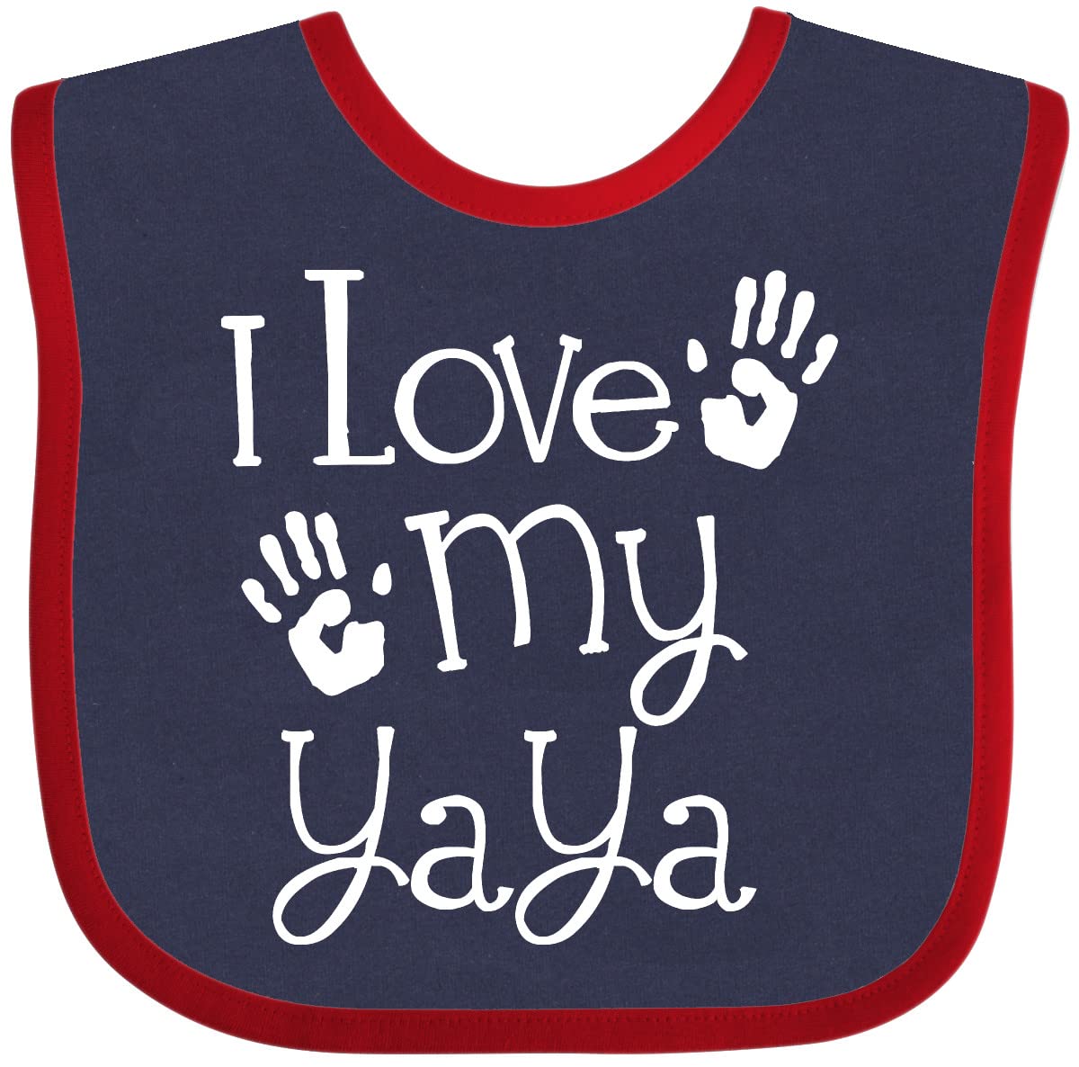 inktastic I Love My Yaya Grandchild Baby Bib
