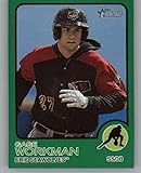 2022 Topps Heritage Minors Green #157 Gage Workman /75 Erie SeaWolves RC Rookie MiLB Baseball Trading Card