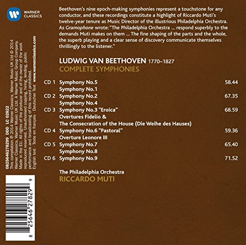 Riccardo Muti - Beethoven. 9 Symphonies & Over