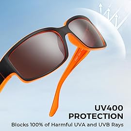 KastKing Skidaway Polarized Sport Sunglasses for Men and Women,Ideal for Driving Fishing Cycling and Running,UV Protection