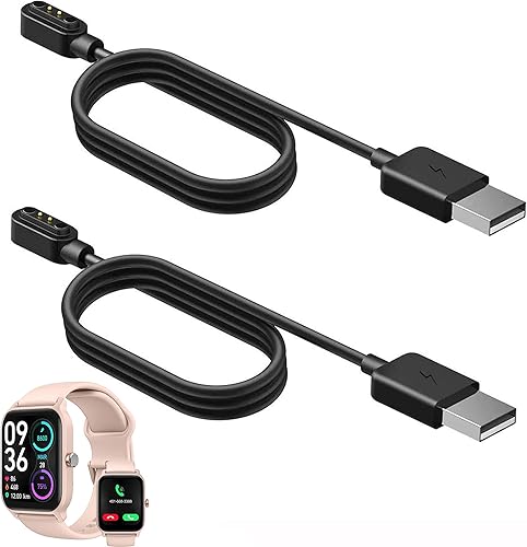 Vista 12 de Compatible con el cargador de reloj inteligente TOOBUR, cargador de repuesto magnético compatible con TOOBUR, TEMINICE, VRPEFIT, Konitee, Gydom