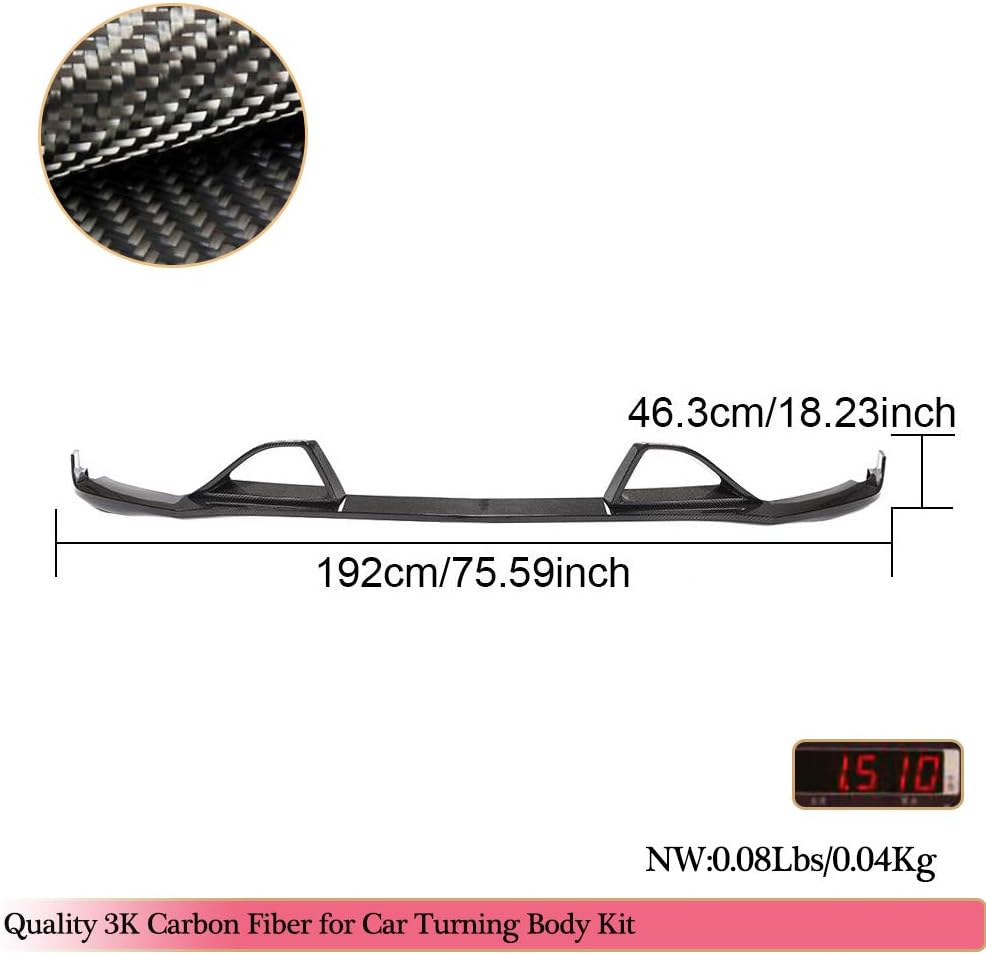 Carbon Fiber Front Bumper Lip fits for Mercedes Benz GLE Class C292 GLE63 AMG Utility 4-Door 2015-2019 Factory Outlet Auto CF Chin Spoiler Splitter Protector