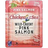 Chicken of the Sea Pink Salmon, Wild-Caught, Skinless & Boneless, 5-Ounce Packets (Pack of 12)