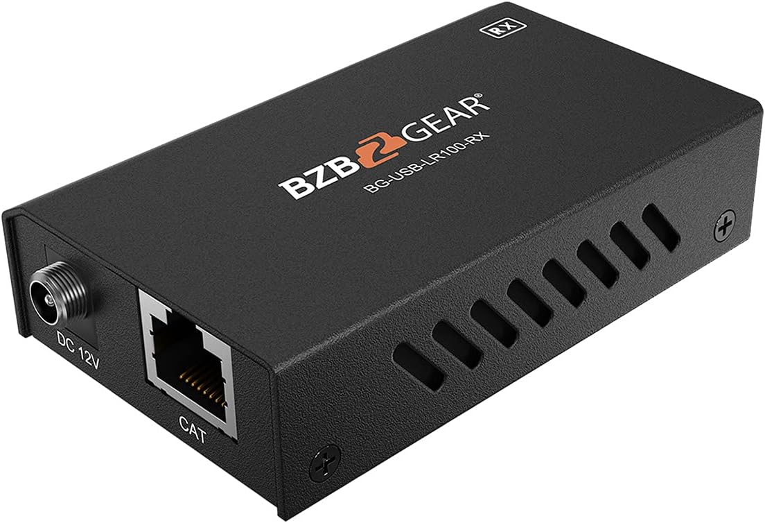 BZB GEAR USB 2.0 Extender Over a Single Cat5e/6/7 Cable up to 330ft - BG-USB-LR100