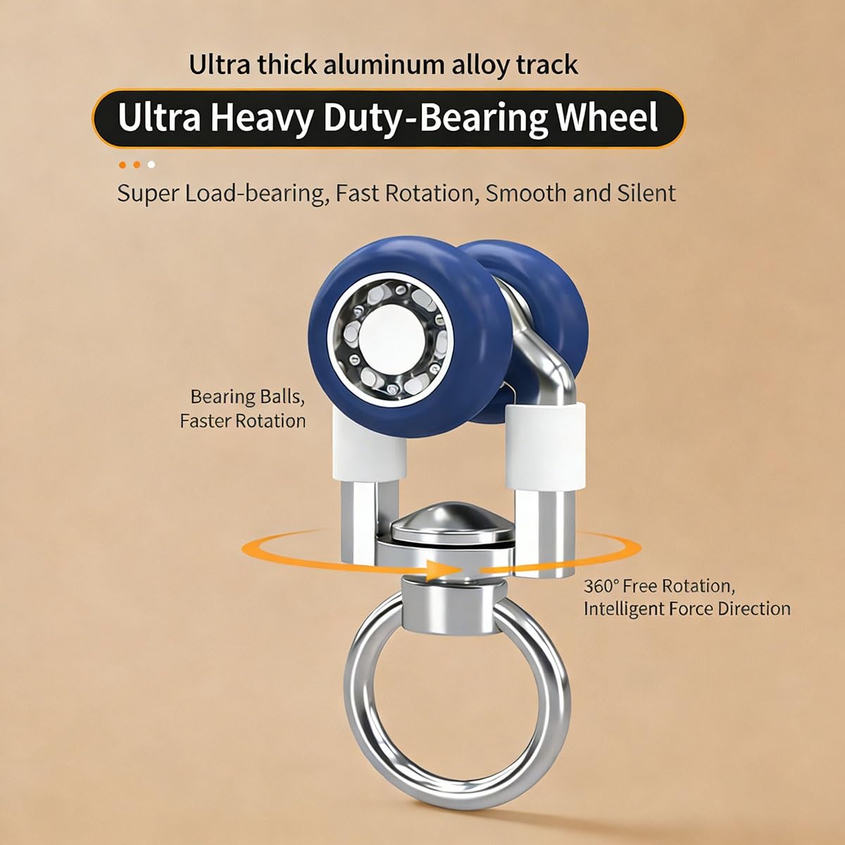 Heavy Duty Rotaia Per Tende con Pulegge Silenziose 5.7 5.8 5.9 6 6.1m, Binario per Tenda da soffitto, Lega AlluminioRiloga Scorritenda per Stanze Ufficio Camper E Doccia(4.6M)