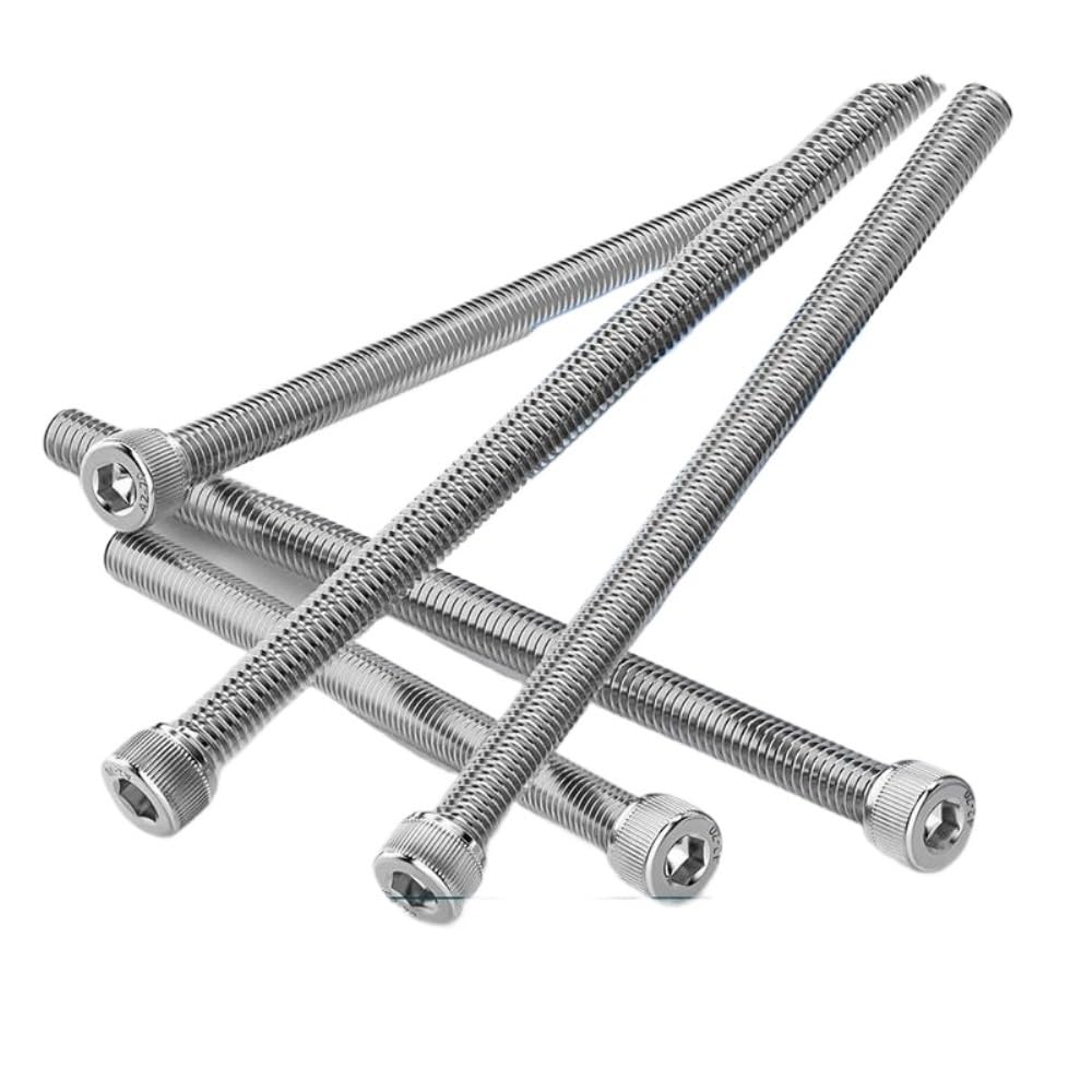 M3 M4 M5 M6 M8 M10 L 50-200mm In Acciaio Inox 304 Dente Pieno Testa Tazza Vite A Esagono Incassato Estesa 1-10 Pz(60mm 10pcs,M10)