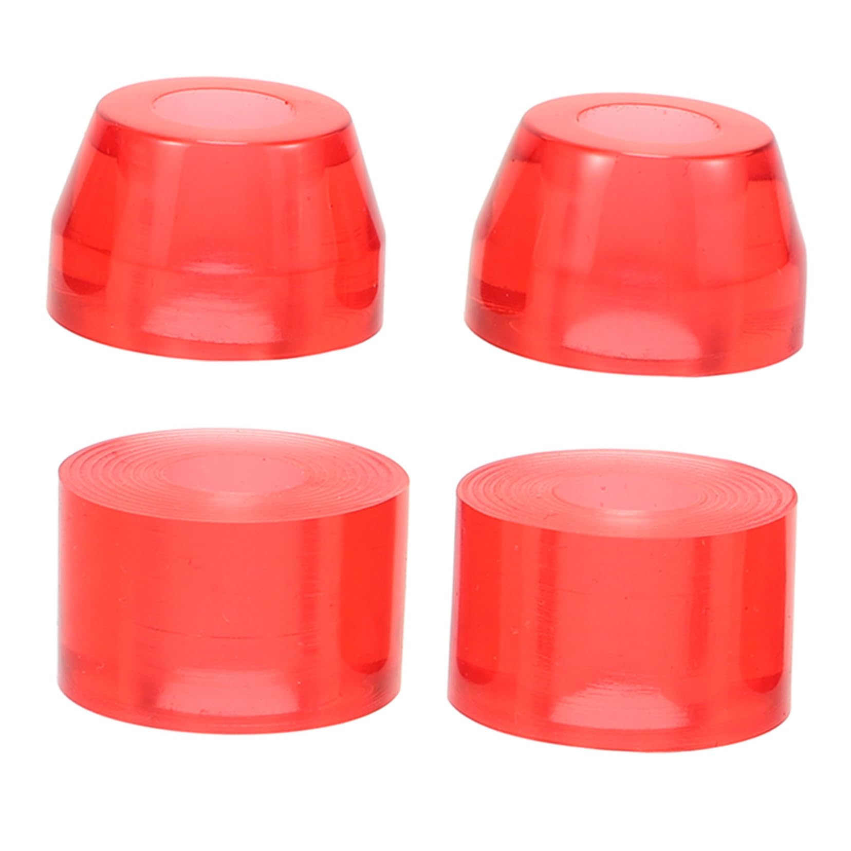 HANABASS Long Board Skateboard Shock Pads 4pcs Pu Rubber Bushings Roller Skate Accessories Skateboard Cup Washers for Street Skating