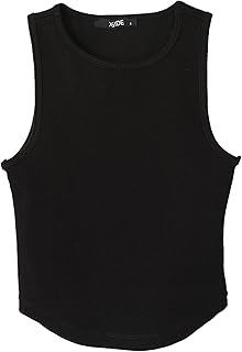 بلوزة قصيرة بقصة مستقيمة وياقة برباط للنساء من ال سي وايكيكي