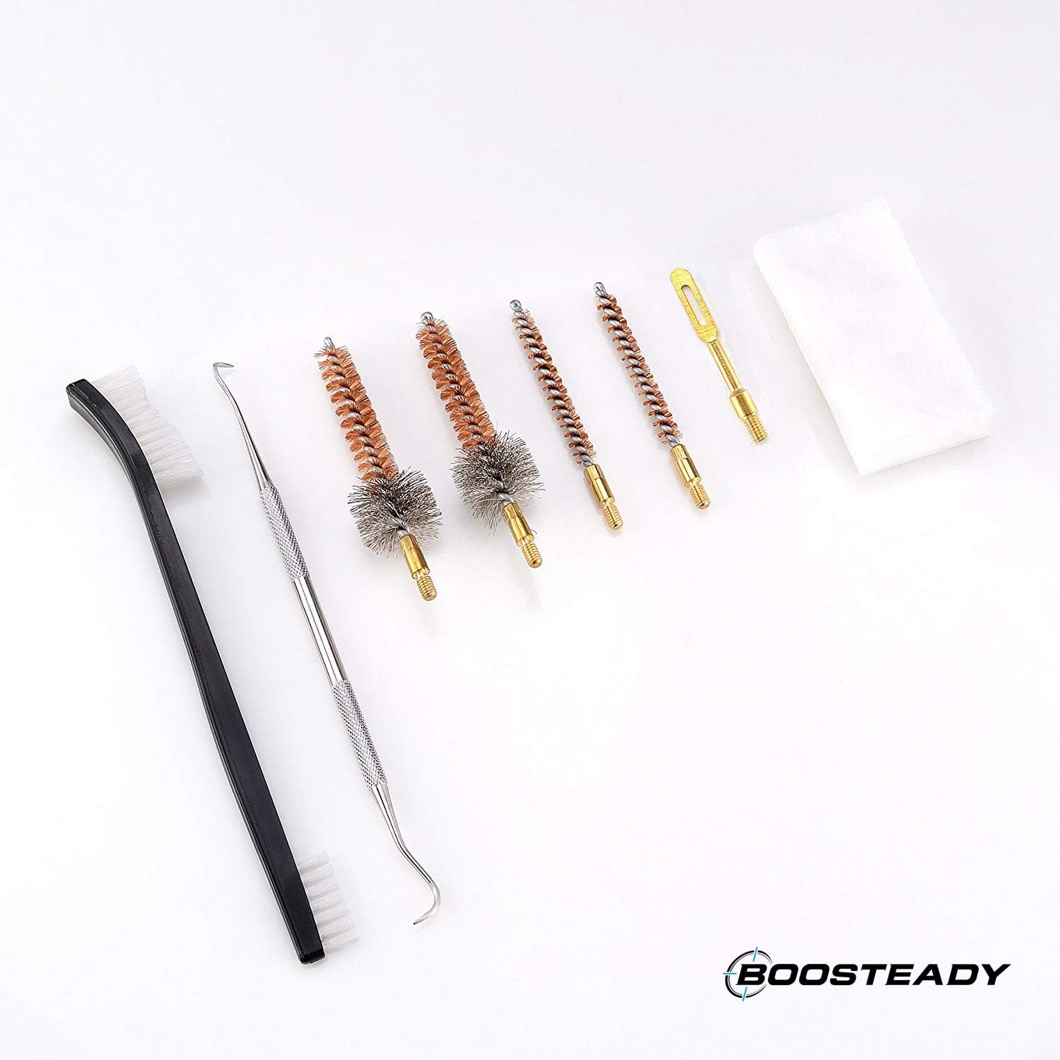 BOOSTEADY Pro .223/5.56 Rifle Gun Cleaning Kit with Bore Chamber