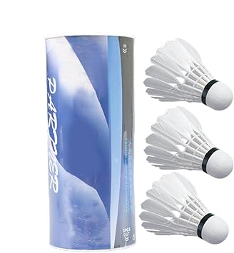 Feather Shuttlecock - Feather Badminton Shuttlecocks | Feather Shuttlecocks For Badminton | Beach Racket Games High Speed Badminton | Professional High Stability White Shuttle For Beach Racket Games