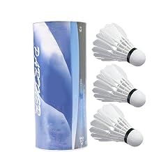 Feather Shuttlecock - Feather Badminton Shuttlecocks | Feather Shuttlecocks For Badminton | Beach Racket Games High Speed Badminton | Professional High Stability White Shuttle For Beach Racket Games