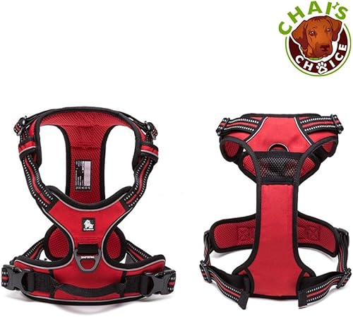 Miniatura 5 de Chai 's Choice - El mejor arnés de aventura al aire libre para perros Chaleco reflectante 3M de Precaución Mide al perro antes de realizar el