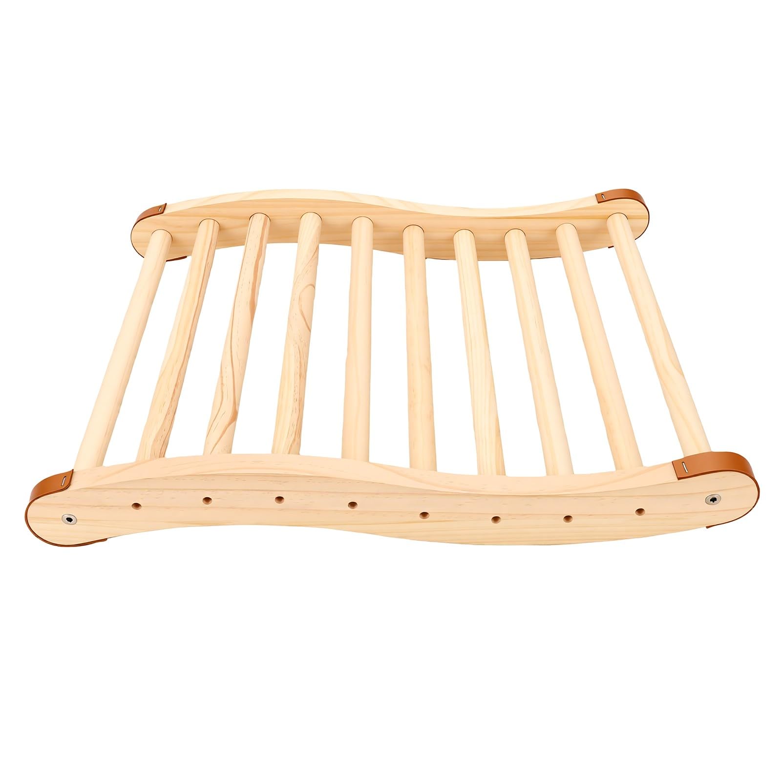 Legno Schienale Sauna a S Forma, Supporto Ergonomico in Pino,