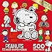 LPF Peanuts Multi-Shaped Featuring Snoopy & The Gang 500 Piece Jigsaw Puzzle, Multi-Colored (0079ZZAH)