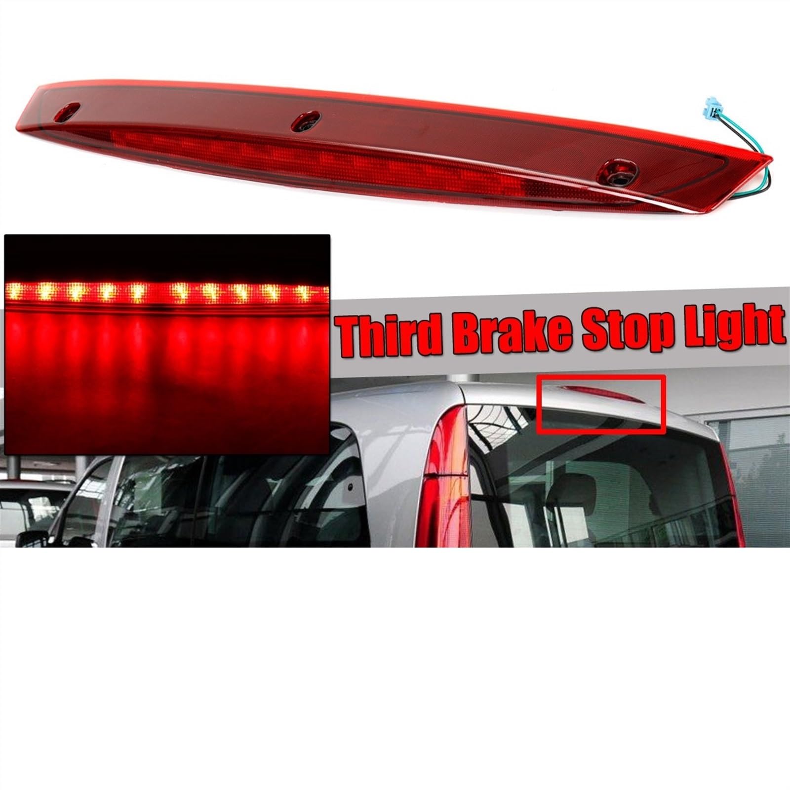 Troisième Feu Stop Pour Mercedes Vito/Viano W639 - Haute Visibilité - Référence A6398200056