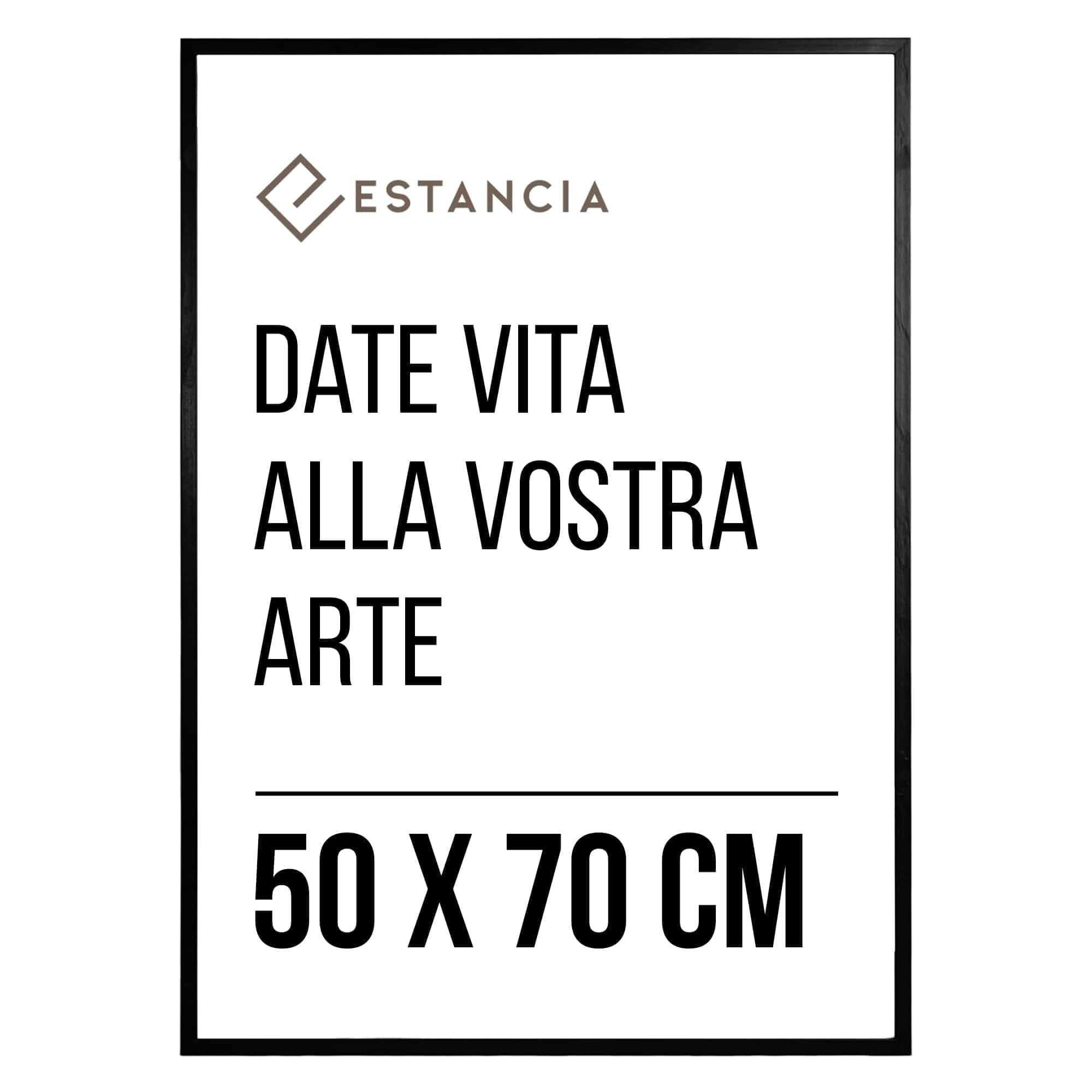 Cornice 50x70 Cm In Legno Con Vetro Plexi - Beige/Grigio, Per Foto E Poster - Foto 10