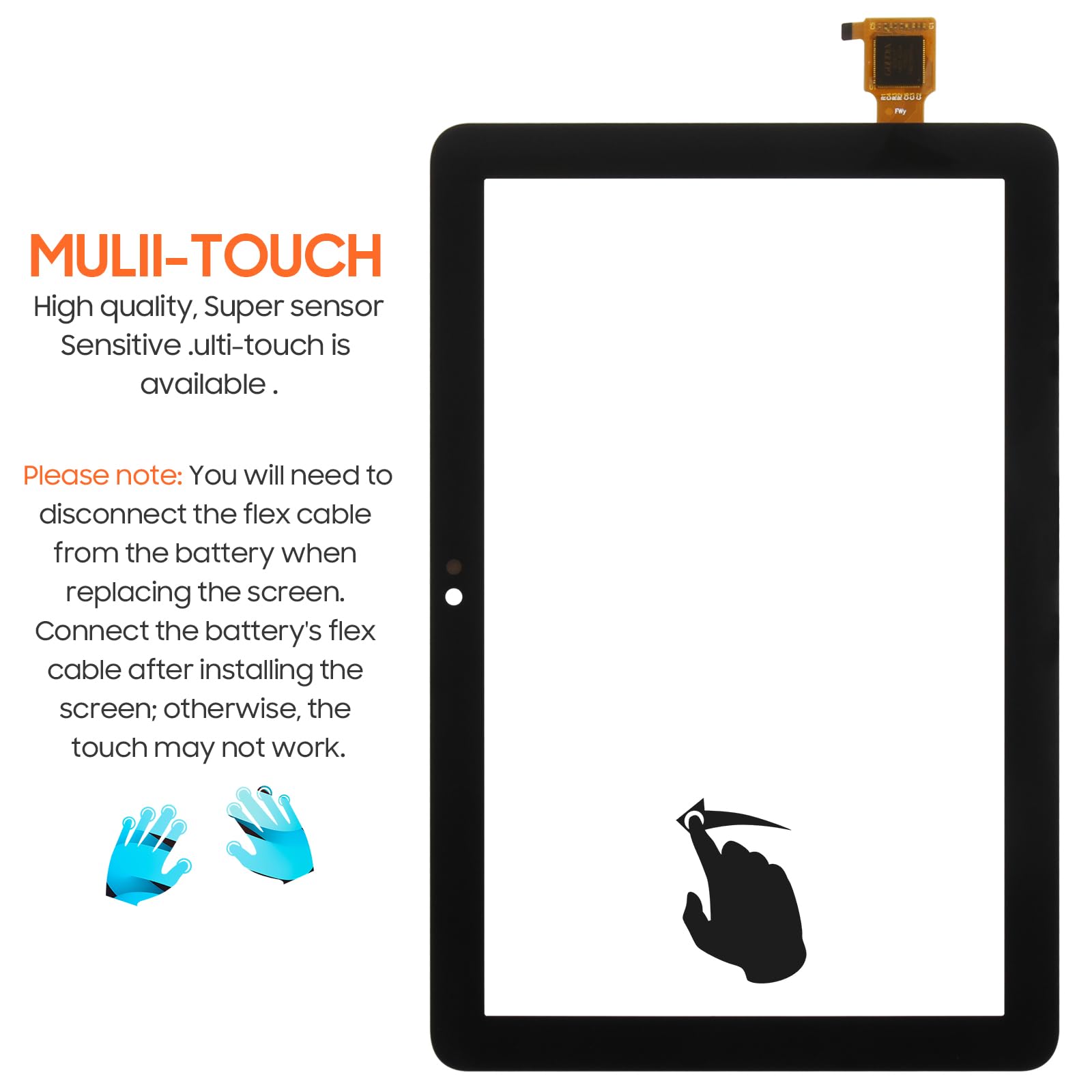Amazon.com: Screen Replacement for Amazon Kindle Fire Tablet HD8