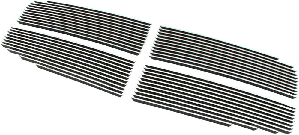 Paramount Automotive 32-0121 Overlay Billet Grille with 4 mm Horizontal Bars, 4 Piece