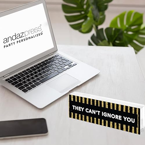 Vista 28 de Andaz Press Divertido plato de escritorio de oficina, placa acrílica Sell Some Shit para el hogar, escritorio, gerente, jefe, trabajo, compañero