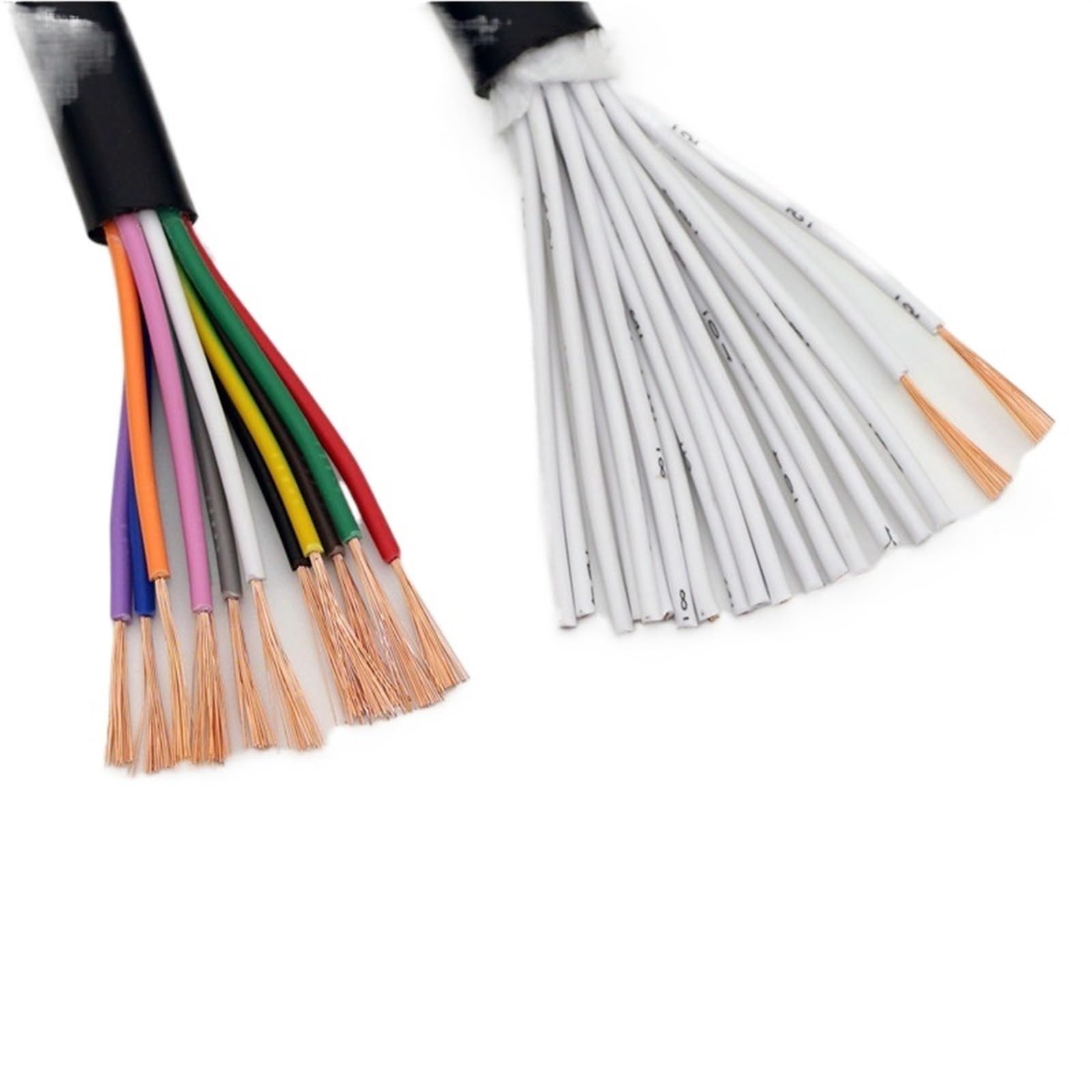 Câble D'alimentation 2 X 120 Cm – 16mm² Souple – 600V – Avec Embouts